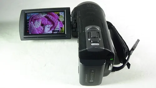 filmadora sony hdr-cx410 com estabilizador na lente entrada microfone boa barata live - Imagem 3