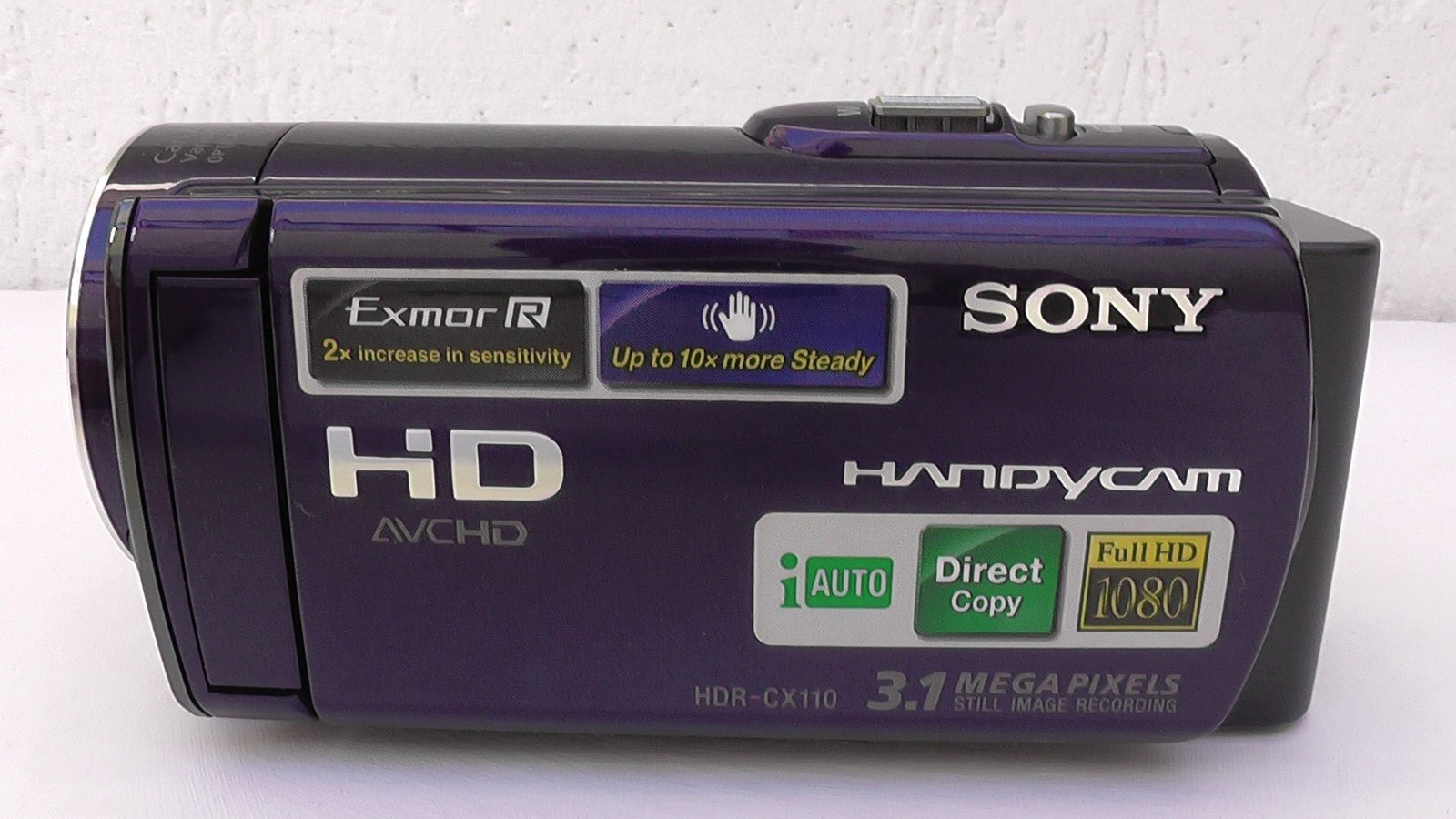 Filmadora sony hdr-cx110 usada de filmagem semi profissional uma qualidade de som impecável. - Imagem 3