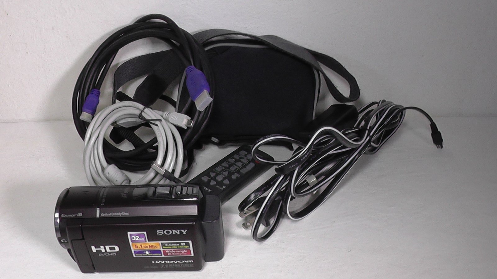 Filmadora sony hdr-cx360 Câmera de vídeo usada com bateria de longa duração para filmar eventos inteiros sem interrupção. - Imagem 5