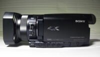 Filmadora Sony Fdr-ax100 4k Com Entrada Para Microfone Hdmi