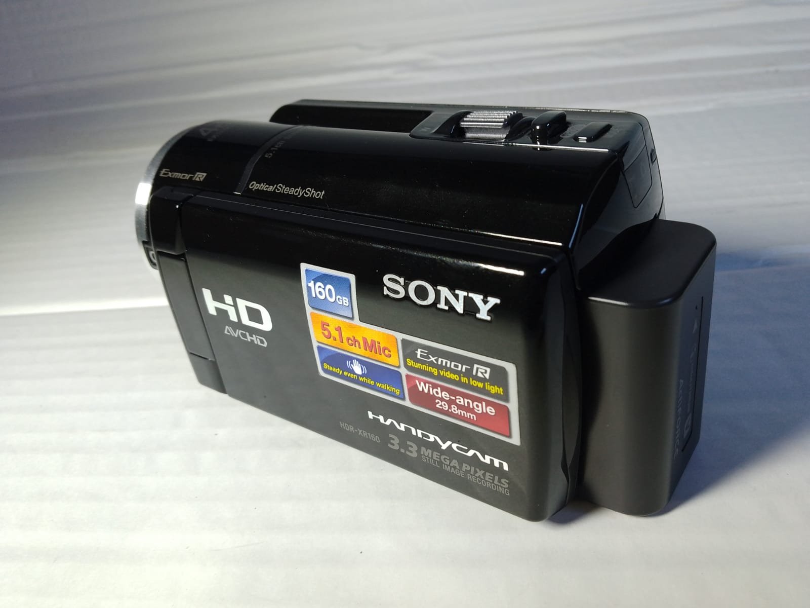 Filmadora sony hdr-xr160 para vlog Compacta e potente de mão para gravar seu dia a dia - Imagem 2