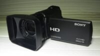 Filmadora Sony Hxr-mc50 Com Visão Noturna Viewfinder Parasol