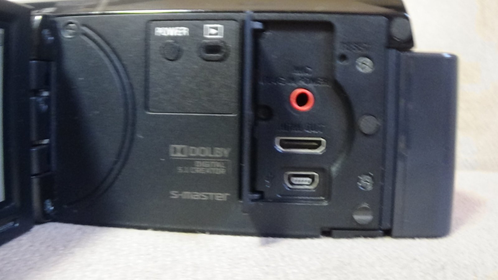 Filmadora sony hdr-xr160 com entrada de Microfone Externo - Imagem 3