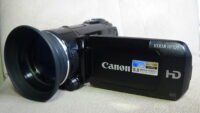 filmadora canon vixia hfs21 de alta definição captura cada detalhe da paisagem ao entardecer na praia linda