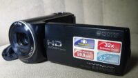 filmadora sony hdr-cx220 Zoom Óptico e Estabilizador de Imagem