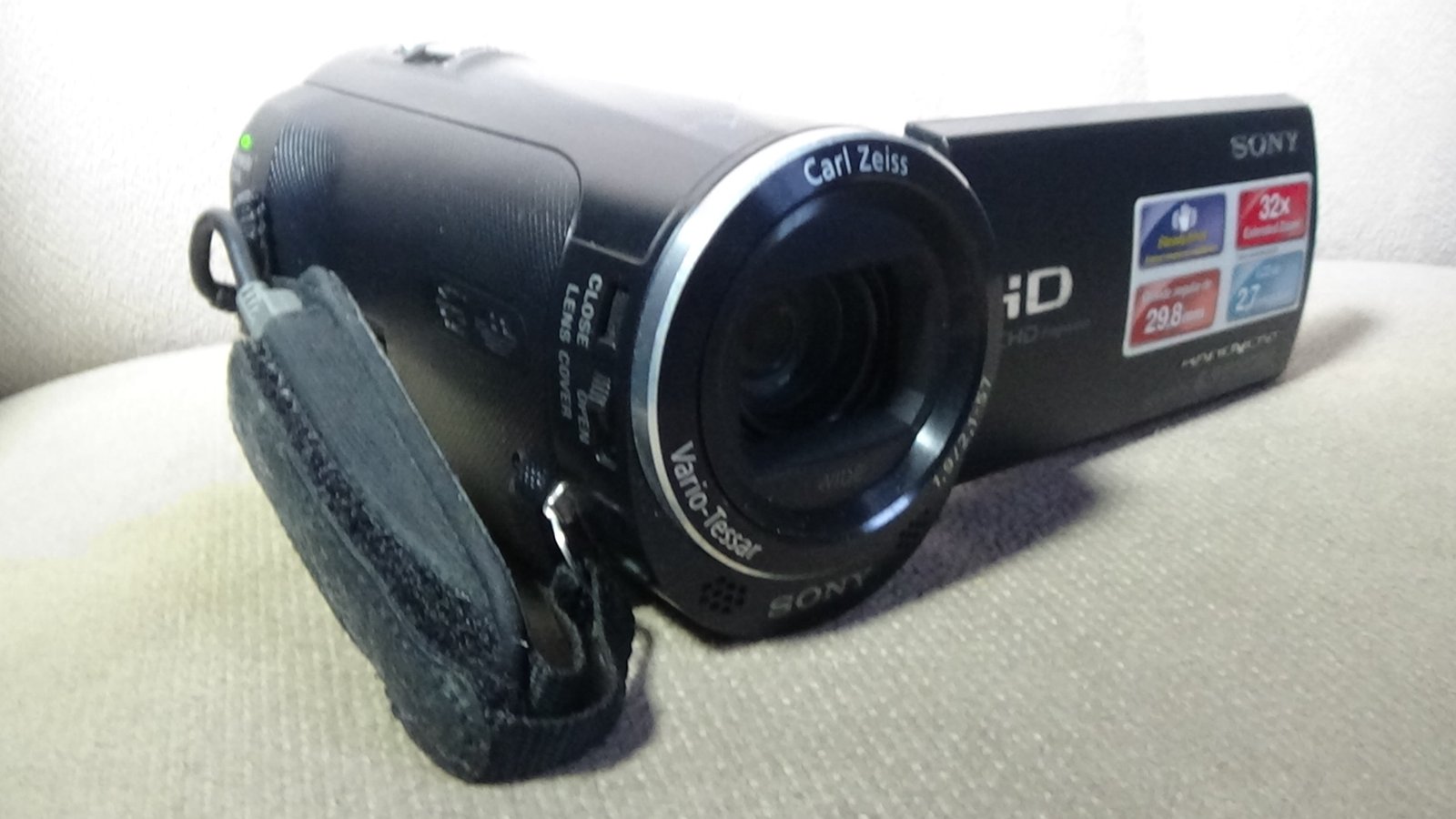 filmadora sony hdr-cx220 Zoom Óptico e Estabilizador de Imagem - Imagem 4